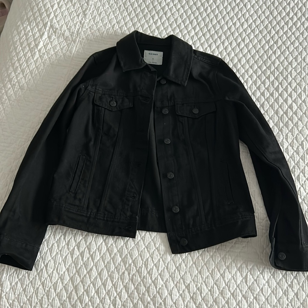 Old Navy Black Jean Jacket
